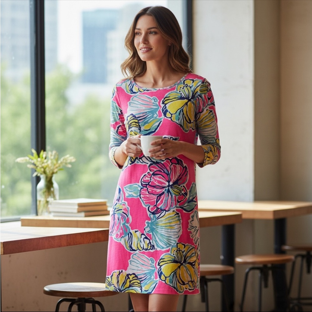 LILLY PULITZER MARLOWE LONG SLEEVE DRESS